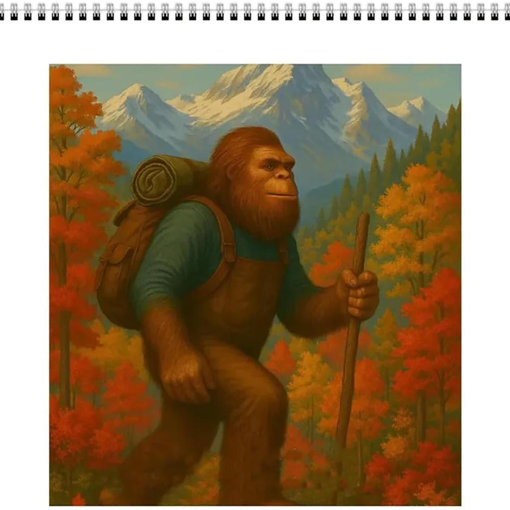 Adventures Wall Calendar, Jan. 2026 - Dec. 2026 Creative Design Thick Paper Calendar With Many Interesting Pictures