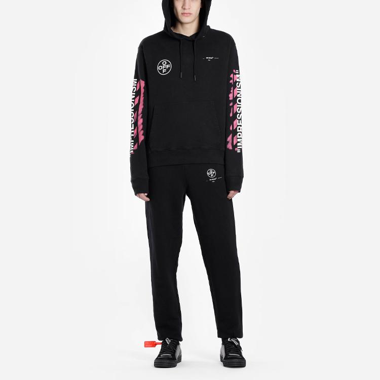 OFF WHITE Diag Stencil Hoodie OMBB034R190030151028
