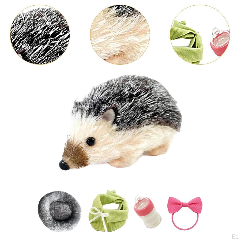 5'' Reborn Hedgehog Toy Baby Funny Lifelike Realistic Soft Silicone Cute Animal Doll