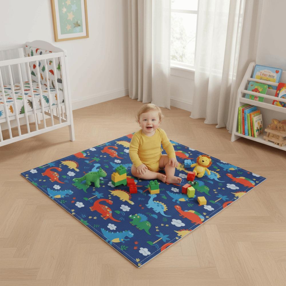Portable Non-Slip Mat Large Size Children's Play Mat Waterproof Floor Mat Baby Feeding Time
