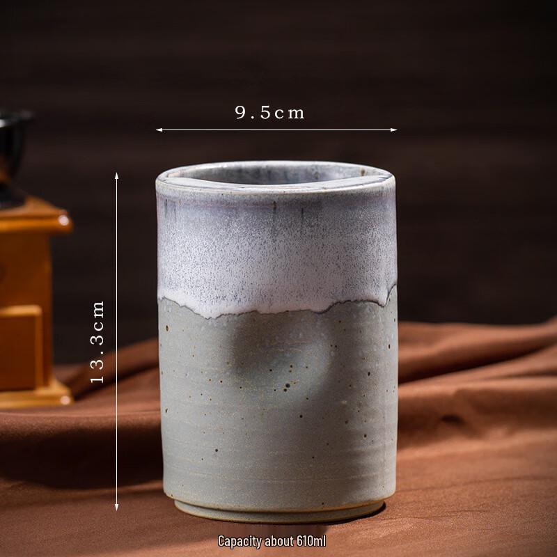 Shangqi Ceramic Coffee Mug with Straw