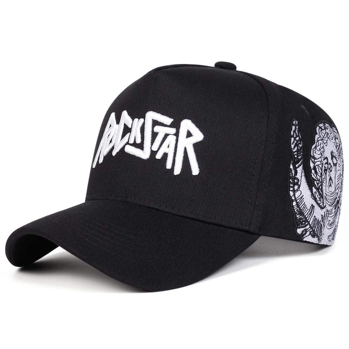 

Women Rockstar Letter Printembroidery Baseball Caps Spring Autumn Outdoor Use Adjustable Casual Hats Sunscreen Hat Sportss Cap For Men And