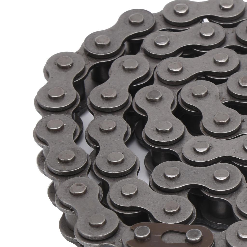 530 76 Links Chain Heavy Duty Steel with Chain Connector for Motorcycle ATV Off Roader
