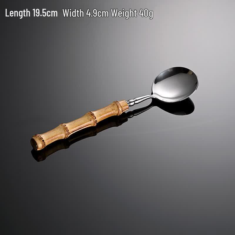 

Qianxing Natural Bamboo Handle Stainless Steel Cutlery