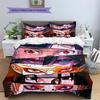 Cartoon Pattern Bedding Quilt Set Quilt Cover Pillowcase Home Decoration Birthday Gift (1 * Duvet Cover + 2 * Pillowcase, Without Core)