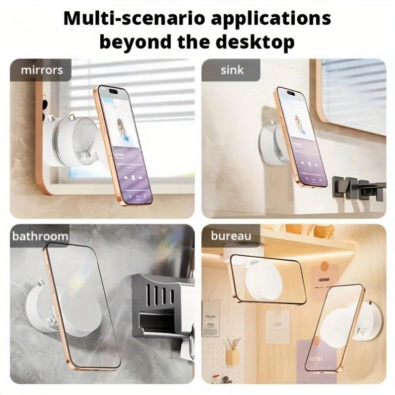 Vacuum Magnetic Suction Cup Folding Rotating Bracket Suitable for Universal Mobile Phone Holder