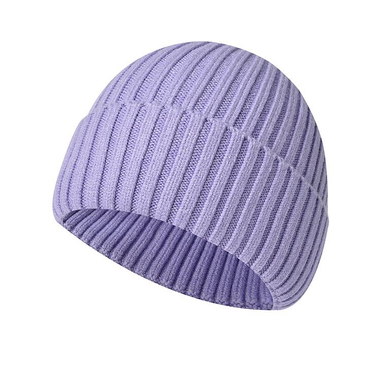 Thickened Knitted Hat Autumn and Winter Warm Wool Hat Outdoor Sports Cycling Hat Cold Hat