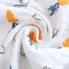 Cotton Six Layers of Gauze Baby Cartoon Handkerchief Child Saliva Towel Toddler Bibs Feeding Bibs