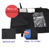Black Car Backrest Anti-kick Storage Bag, Car Storage Bag, Seat Back Oxford Cloth Storage Bag, Flat Car Seat Back Bag, 1 PC