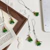Y2K Trendy Christmas Tree Keychain Cute Star Tassel Keyring Pendant Ins Style Aesthetic Girly Phone Lanyard Bag Charms Xmas Gift