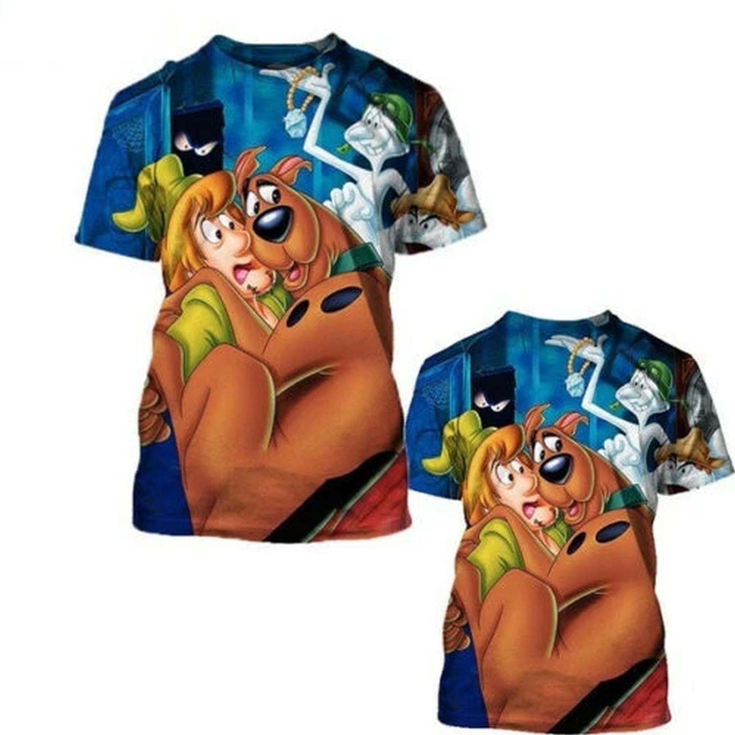 Scooby Doo And Saggy Friends Tshirt 3D Printed S