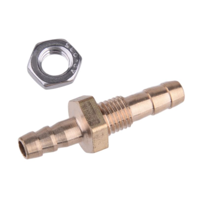 10Pcs 10mm Hose Barb Bulkhead Adapter Connector Barbed Fitting