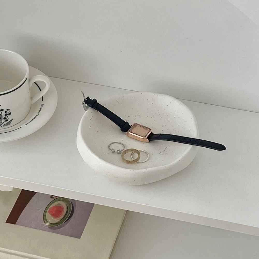 Necklace Jewelry Display Stand Rings Jewelry Display Rack Durable Ceramics Jewelry Tray  Women