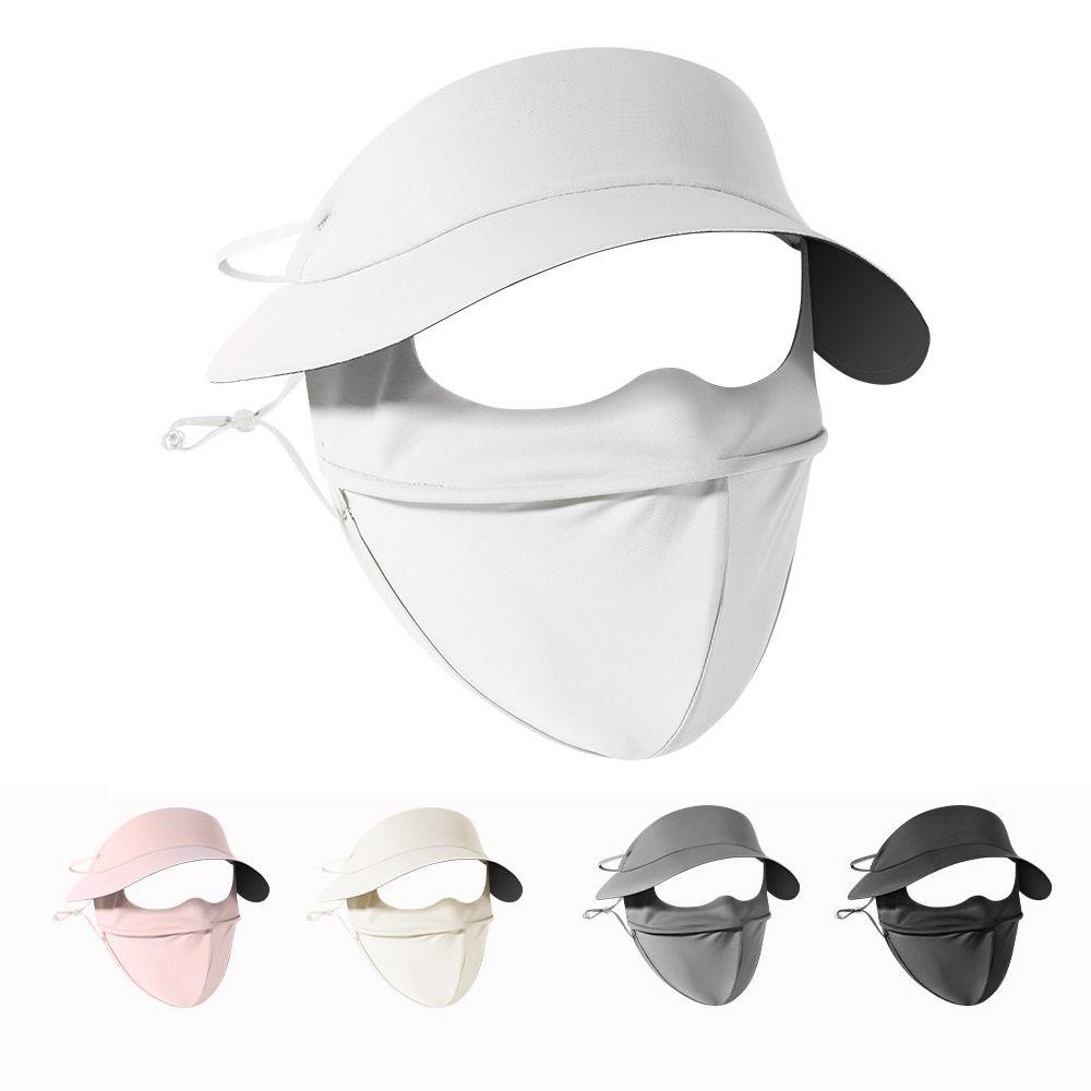 Anti-UV Women's Sunscreen Face Mask Ice Silk Face Cover Mask  for Cycling Bike Motorcycle