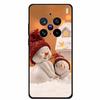 Christmas Cover For Vivo X200 Pro 6.78"Black Silicone Case For vivo X200 Pro mini 6.31" TPU Santa Claus ChristmasTree Back Cover