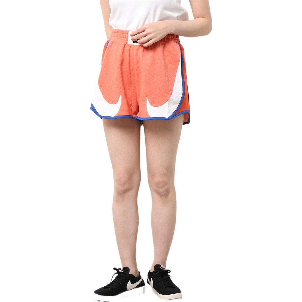 Nike Atmos Collaboration WMNS NSW Circa Series Color-Block Straight-Leg Casual Shorts Women Bottoms Pink Madder-Root-Brown DM6784-827