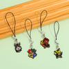 4pcs Pokemon Keychain Set Cute Cartoon Character Keyring Bag Mobile Phone Pendant Fans Party Gift Accessories
