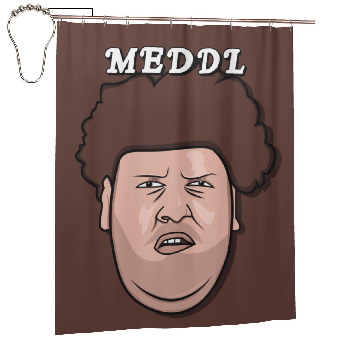 

Dragon Lord Rainer Winkler Illustration Oger Mett Shower Curtain Bathroom Polyester Waterproof Bath Curtains With Hooks W60H190(CM)-1 Pcs