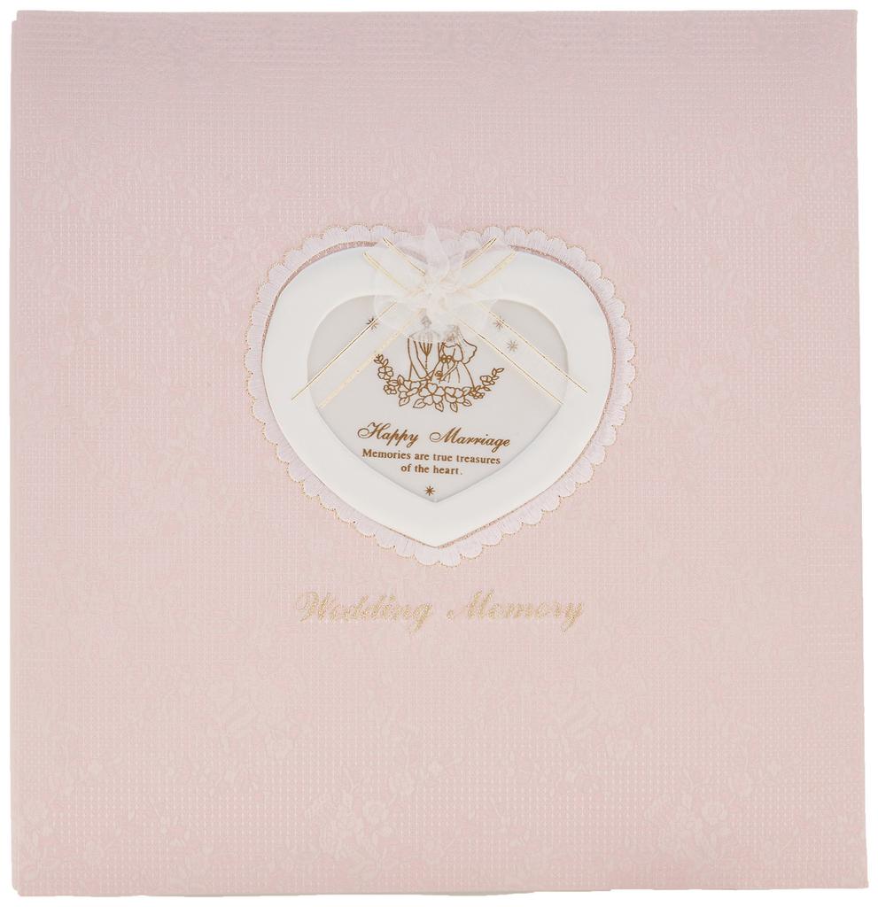 Nakabayashi Hochzeitserinnerungs-Filzalbum, A-LK-609-P, Rosa