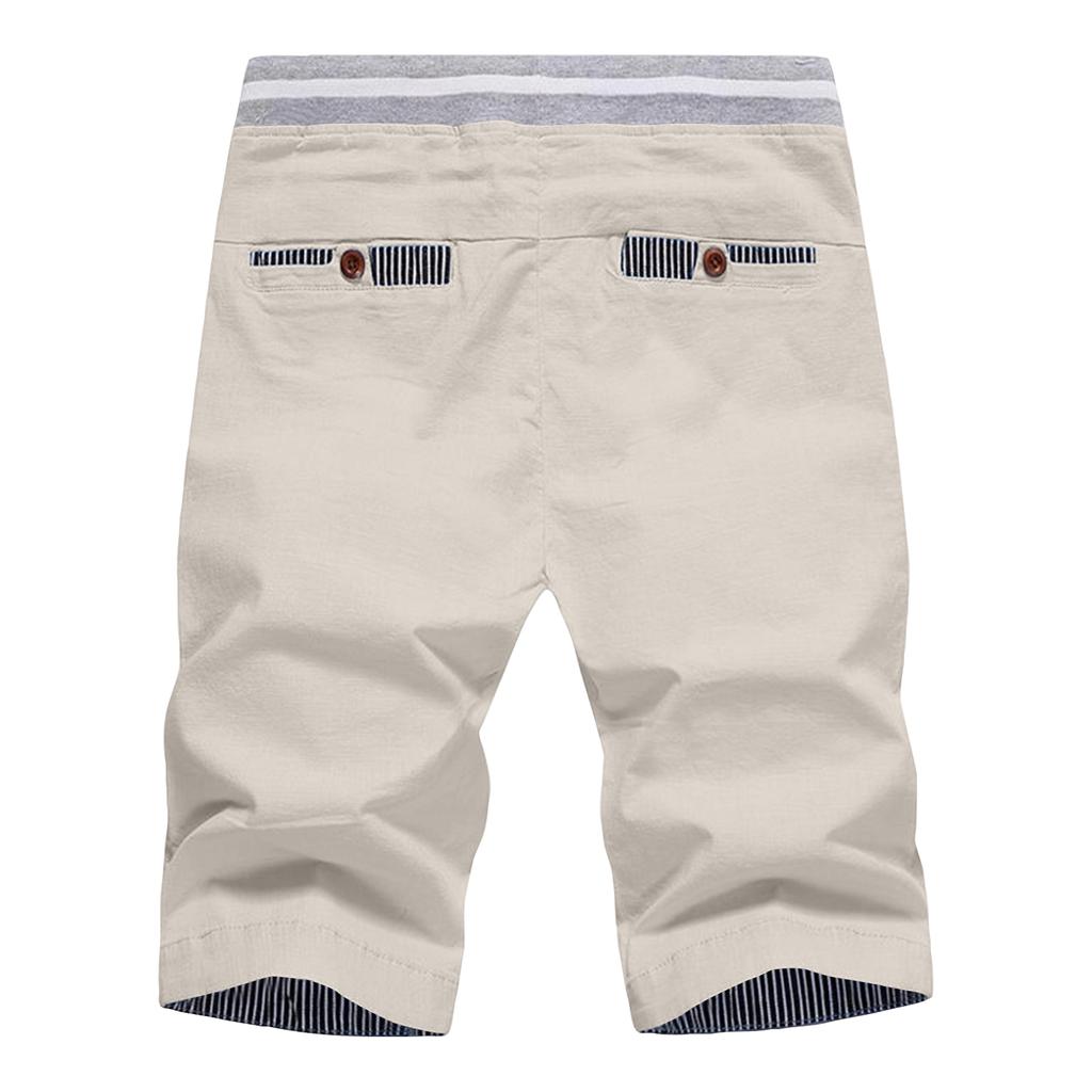 Men Casual Shorts Elastic Waist Drawstring Athletic Shorts with Pockets Lightweight Relaxed Fit Outdoor Sportswear