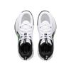 Li Ning Kids Comfortable Trendy Shock Absorption Basketball Shoes Kids Sneakers White Black YKBU102-1