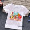 Funny Cartoon Kawaii Toca Life World T-shir Boys Girls Children's Clothing Short-sleeve Toca Boca Animation Game Tops