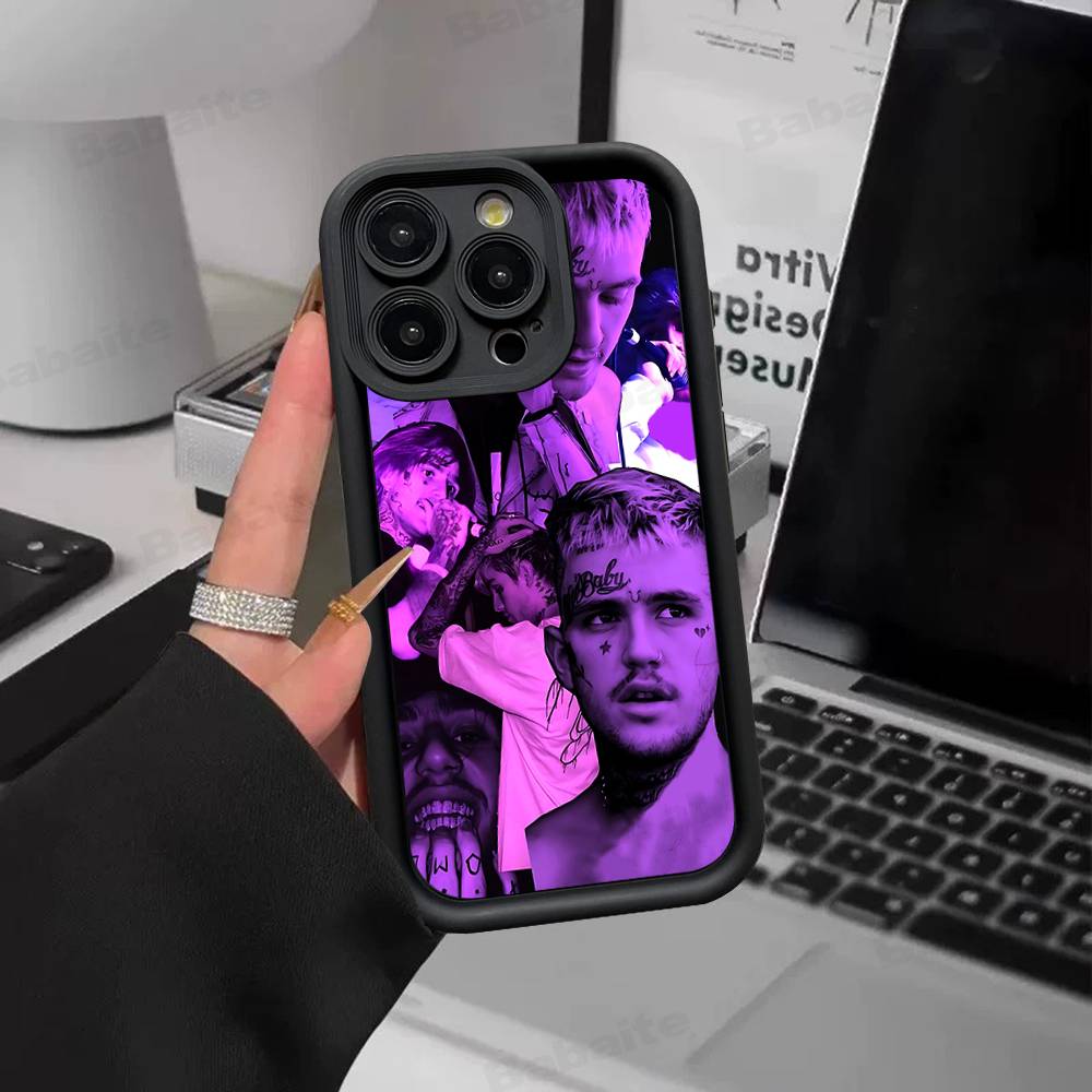 Sänger Rapper L-Lil Peep Handyhülle Für IPhone 17 16 E 15 14 13 12 11 Pro Max Plus Rückseite