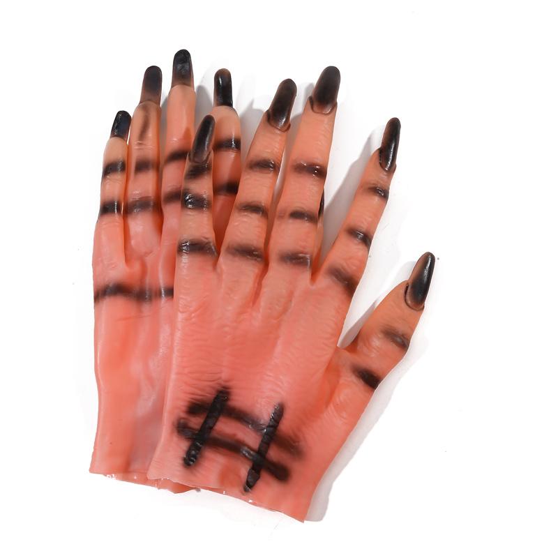 Adult Funny Halloween Gloves Party Scary Ghost Gloves Holiday Props for Women Men