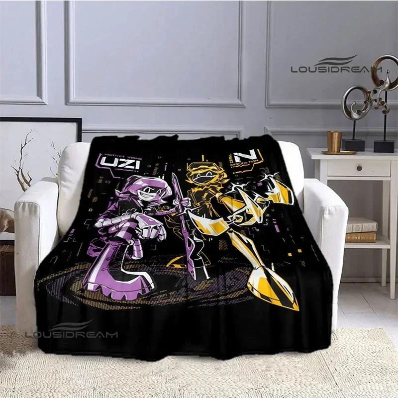 Murder-Drones Cartoon Printed blanket Flannel Warm blankets Soft and comfortable blanket bed linings cubre cama Birthday Gift