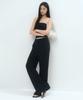 MUSINSA STANDARD WOMAN Women'S Fluid Low Waist Wide Slacks [Black]