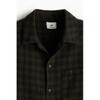 H M Cotton sHirt Regular Fit Dark Green cHeck
