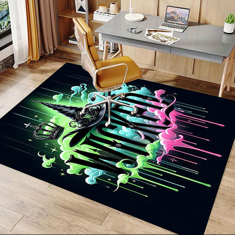 1PC Wicked Hat Extra Large Non Slip Floor carpet, Office, family, bedroom, Studio Large Area Rug Indoor Rugs