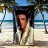 Elvis Beach Towel Soft Durable Quickdry Comfortable Lightweight Suitable For Swimming Gym Camping Yoga Vacation