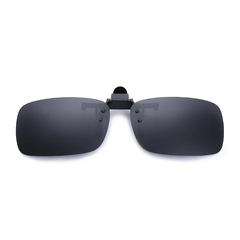 Yellow Clip On Sunglasses Polarized Night Vision Driving Glasses Anti Glare Uv400 Eyewear For Prescription Lens Men Women Use