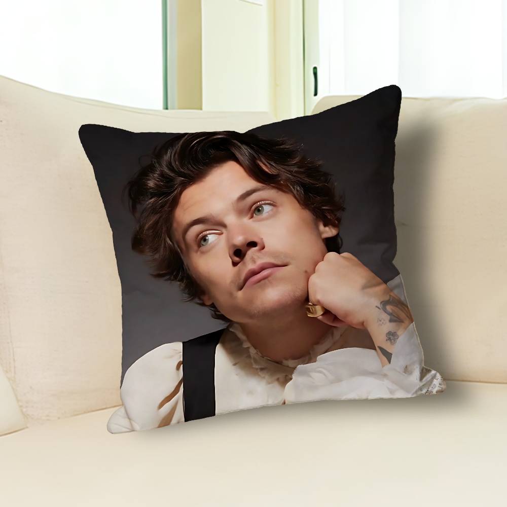 Povlaky na polštář H-Harry S-Styles pro ložnici obývací pokoj pohovku domácí dekorace Polyesterový potah na polštář se zipem