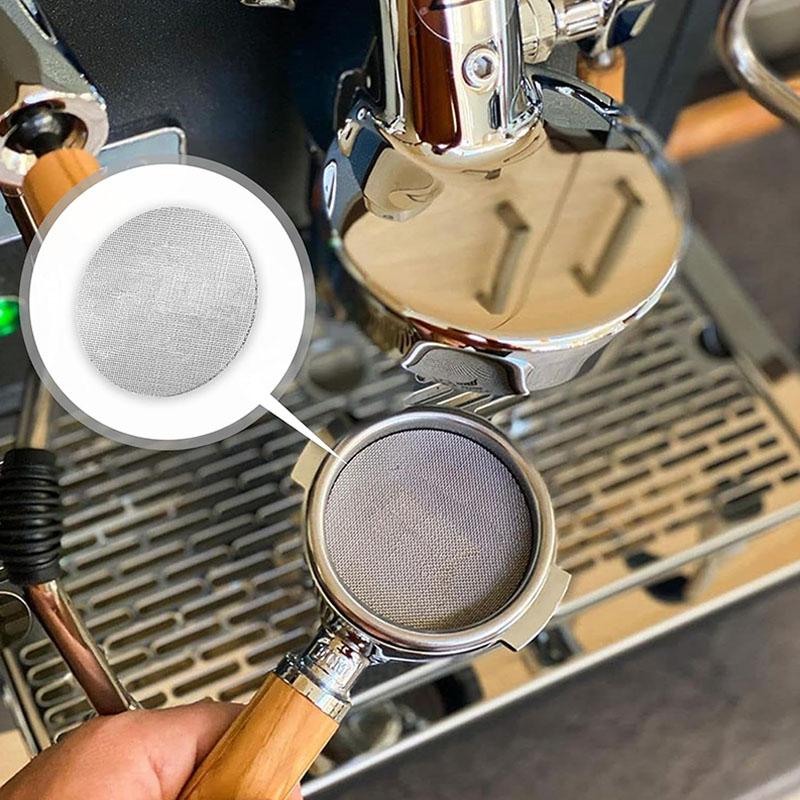 Espresso Screen, 51mm Espresso Filter Screen Mesh Coffee Filter for Espresso Filter Basket 1.7mm Thickness Screen for Espresso M