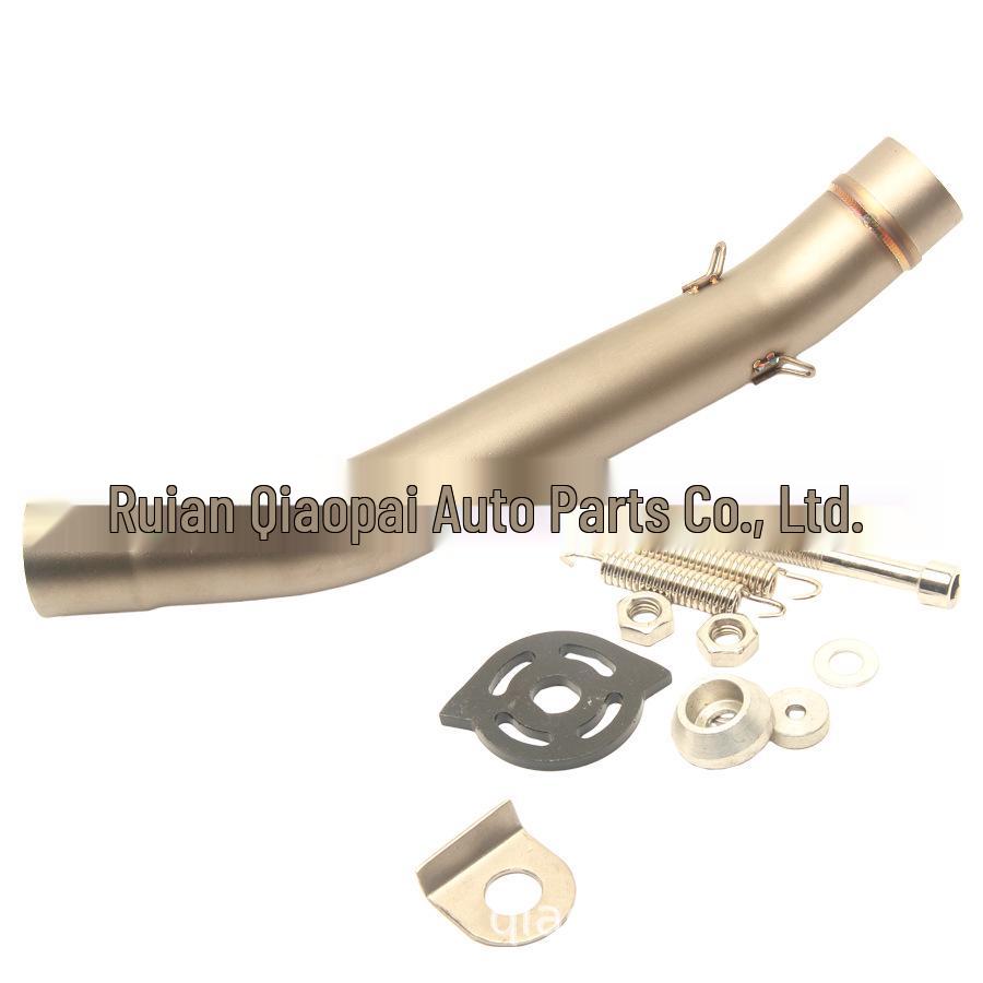 

Stainless Steel Mid-Pipe for Modified Kawasaki Z750 Z800 Exhaust with Spring Accessories Integrated