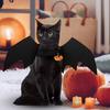 Kočičí netopýří křídla Pet Halloweenský kostým Fotografická rekvizita Cosplay Černá netopýří křídla pro kočky a psy Halloweenská párty Doplňek pro převlečení