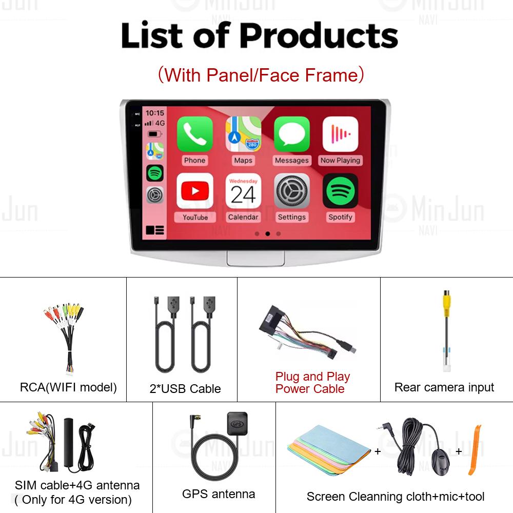 Android 14 For VW Passat B6 B7 CC 2010-2015 Car Radio Automotive Multimedia Player Navigation GPS Carplay Touch Screen Stereo