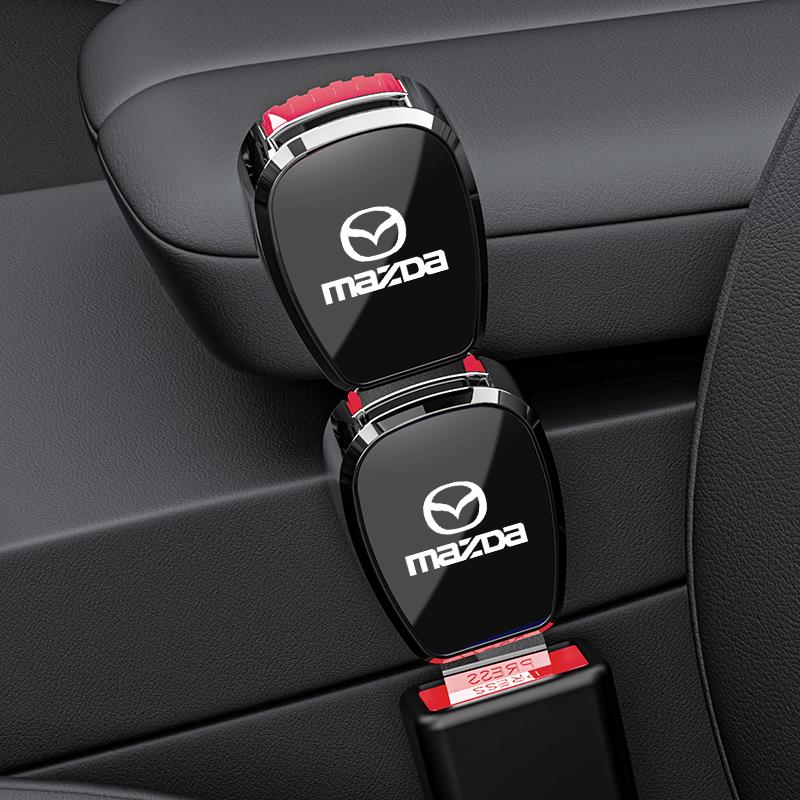 Car Seat Belt Clip Extender Customization Emblem Accessories For Mazda 3 6 CX5 2 CX3 CX9 MX5 RX8 Axela Demio Atenza MS GJI GH
