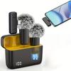 2026 Professional K6 Pro Wireless Lavalier Microphone with Charging Case Windproof Fleece Suitable for Phones Laptop Devices with Noise Canceling MIC
