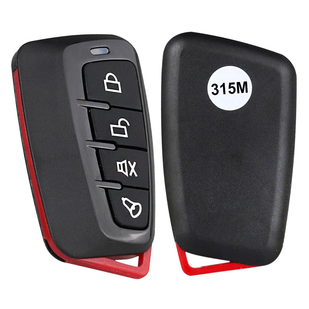 

315 MHz/433 MHz Gate Opener Remote Wireless Learning Code 4 Button Garage Door Opener Cloning Remote Control for Garage Door