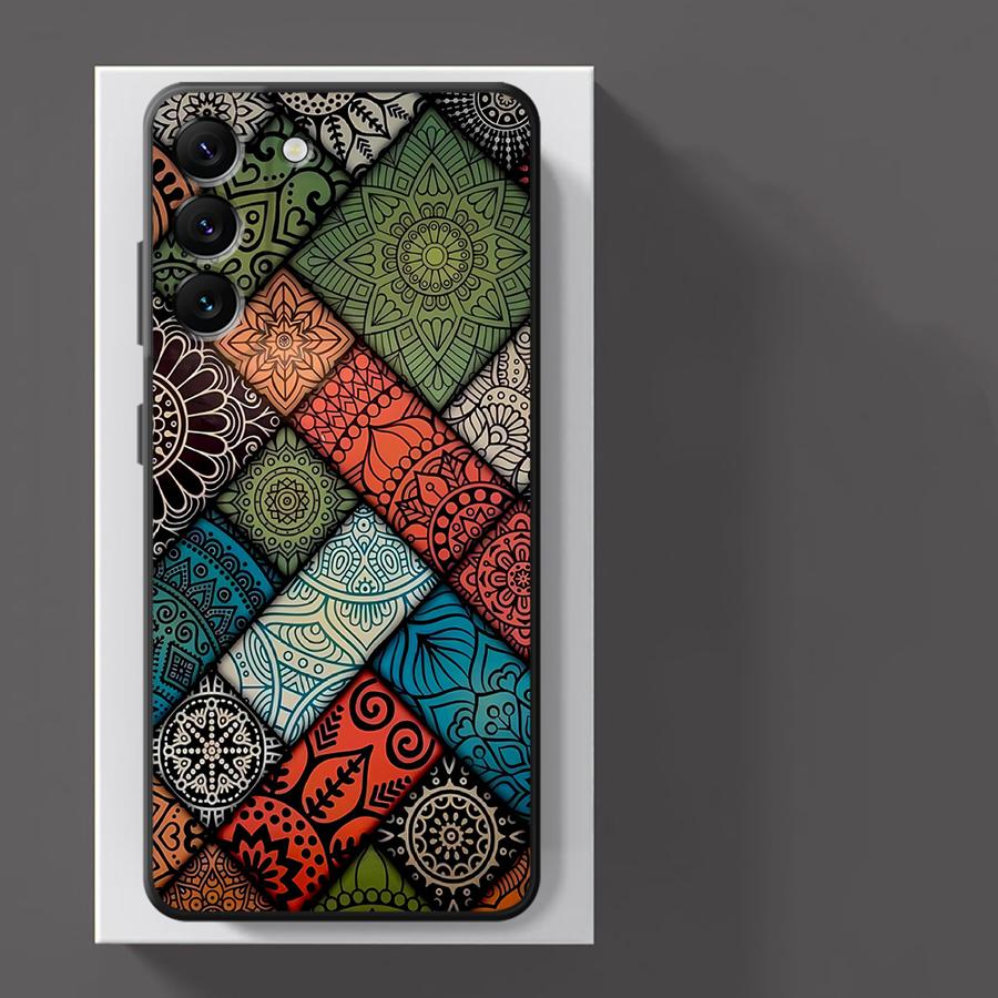 Funda Phone Cover Case for Xiaomi Redmi Note 11s 12s 14 10S 9S 7 8 9 11 13 Pro Plus 10 12 Pro Bohemian Pattern