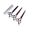 5 Pcs 7 Inch Professional Grooming Scissors Stainless Steel Rabbit Grooming Scissors Set for Small