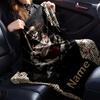 Custom Name Halloween horror Theme Printed Blanket - Perfect for Couch, Bed, Travel & Outdoor Use | Machine Washable, Cozy & Durable.