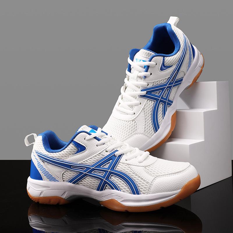 

Новые волейбольные кроссовки Подростковые студенческие игровые Бадминтонные кроссовки Подошва из MD резины Уличная спортивная обувь Мужские 38