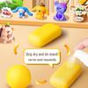 Handmade White Rubber Clay Refill Pack for Toddlers - 500 Large, Single Color DIY Figure Material