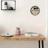 Vintage Round Metal Wall Sign Rustic Bathroom Humor Decor Open 24 Hours Iron Art Gift