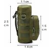 Water Bottle Pouch, Bottle Case, Camouflage, Perfect for Airsoft, Mountaineering, Camping, and Outdoor Activities, Handy Bottle Storage, MOLLE
