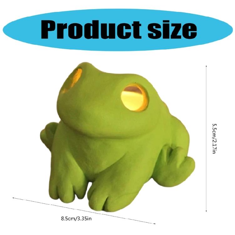 Frösche Statue Teelichthalter Dekorative Kerzenständer für Heimdekorationen und Küchenarbeitsplattenzubehör